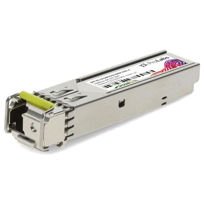 ENET MSA/TAA Compliant 1000BASE-BXU BIDI SFP 1310NM TX/1550NM RX 20KM DOM SMF SI