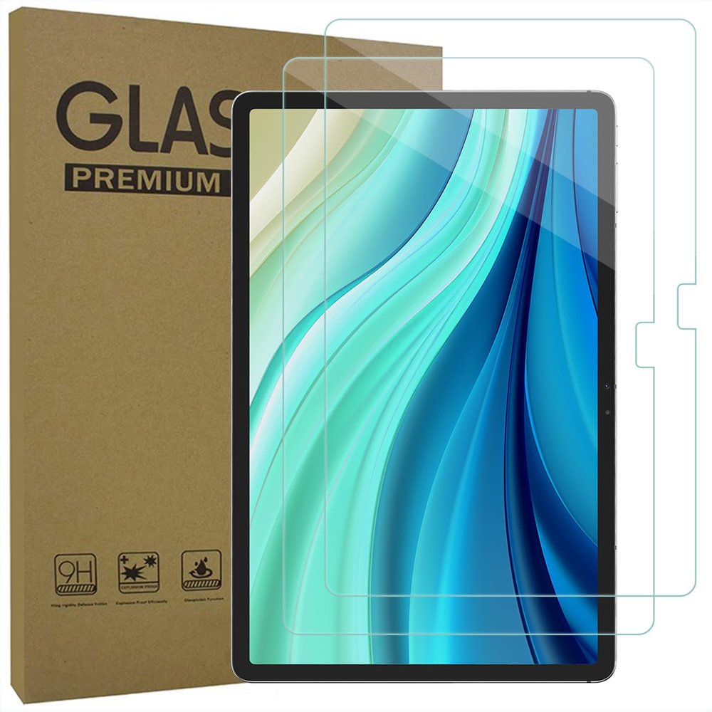 AKNICI 2-Pack Tempered Glass Screen Protector for DOOGEE T30 MAX Tablet 12 inch, Ultra Clear Transparency Anti-Scratch 9H Hardness