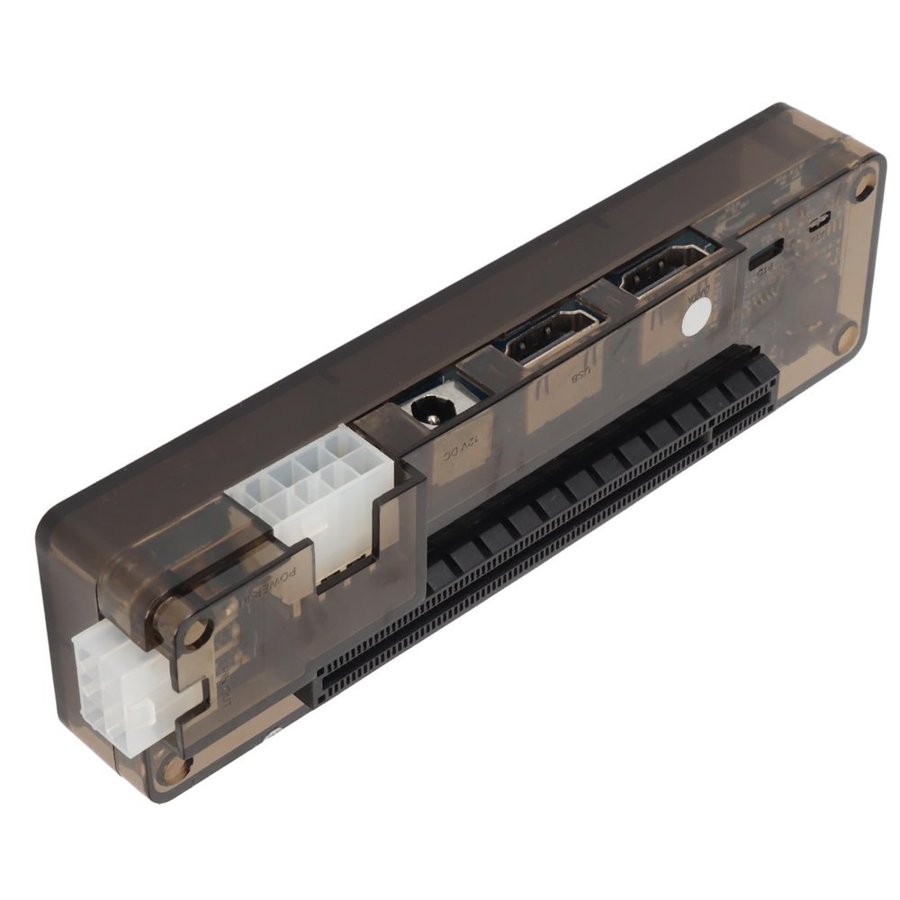 Yunseity Laptop External Independent Video Card Dock, TD Compatible Switches, 6Pin Interface Output, for Mini PCI E NGFF (M.2), Supports .T, 220W Power Supply
