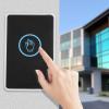 Backlit Door Exit Button with Contactless LED Infrared Access Control, Surface Mount Installation for Home Office, Black ABS Plastic view 3