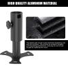 FOVYNA Mount with Pipe Adapter Fit Starlink Gen2,Short Bracket Accessories Compatible with Starlink V2 Dish Antenna,Starlink Roof Pole Mounting Kit for Outdoor,Yacht,Courtyard, Black view 3