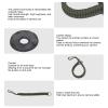 Akozon Camera Wrist Strap Nylon Hand Strap High Tensile Strength Wear for Photographers Mirrorless Digital DSLR Small Cameras (Green) view 2