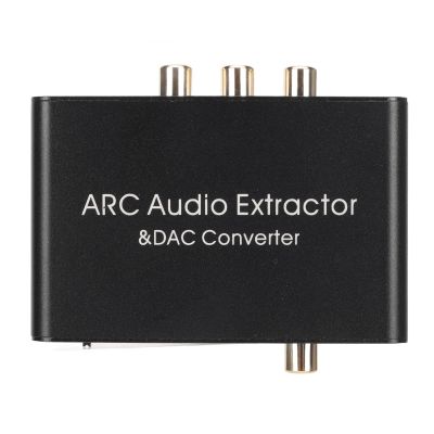 DirectNine Basics HDMI Extractor 192KHz, HDMI ARC Adapter with 3.5mm Headphone Port, Audio Converter Analog for Home Cinema TV Soundbar Speaker Amplifier, Generickb86t743ph
