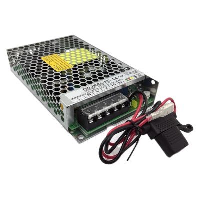 KACOME PSC-150-12 PSC-150-24 150W UPS Switching Power Supply with Fuse NO Switching Time Charge Function AC/DC Battery Charge(24V 90-260V)