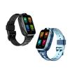 4G GPS Smart Watch for Kids GPS Tracker Phone Watch Whatsapp Video Call SOS Alarm Voice Chat Message and Text Real-Time Tracking Smartwatch for Age 3-15 Gift Blue&Black view 1