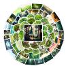 100PCS Forest Adventure Stickers Waterproof Vinyl Nature Sticker for Water Bottles Laptops Gear Scrapbooks Luggage Helmet Skateboard Snowboard Guitar- Perfect for Teens and Adults Nature Enthusiasts view 1