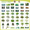 100PCS Forest Adventure Stickers Waterproof Vinyl Nature Sticker for Water Bottles Laptops Gear Scrapbooks Luggage Helmet Skateboard Snowboard Guitar- Perfect for Teens and Adults Nature Enthusiasts view 2