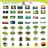 100PCS Forest Adventure Stickers Waterproof Vinyl Nature Sticker for Water Bottles Laptops Gear Scrapbooks Luggage Helmet Skateboard Snowboard Guitar- Perfect for Teens and Adults Nature Enthusiasts view 3