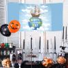Happy Columbus Day Banner Decorations Backdrop Photography Background 71 * 35 Inches Yard Outdoor Welcome Poster Sign For Party Supplies Holiday view 2