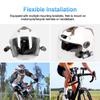 VSYSTO 4K Bicycle Helmet WiFi Camera with Temperature Display, Waterproof WDR 170 Super Wide Angle Lens Motorcycle Bike Dash Camera, G-Sensor, Loop Recording view 2