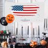 Happy Columbus Day Banner Decorations Backdrop Photography Background 71 * 35 Inches Yard Outdoor Welcome Poster Sign For Party Supplies Holiday view 2