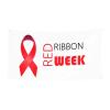 Red Ribbon Week Awareness Banner Decorations Backdrop Photography Background 71 * 35 Inches Yard Outdoor Welcome Poster Sign For Party Supplies Holiday view 1