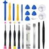 22 Piece Professional Electronics Opening Pry Screwdriver Set Multiple Functions Tool Repair Kit, for Cellphone iPhone Laptops Tablets Pry Open Replace Screen Battery and More view 1