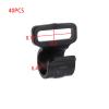 Woogim 40PCS Plastic C Shaped Clips Webbing Strap Clamp view 2