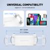 AboveTEK Tablet Pillow Stand for Bed, Hands-Free 360 Adjustable iPad Pillow Holder for Lap Reading w/Soft Bean Bag, Ideal Gift for Mom, Fits 4.7" to 12.9" Tablet, Phone, Kindle, White view 4