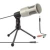 JDXQBLD Microphone for Computer Computer Microphone,External PC 3.5mm Microphone with Tripod Condenser Mic for Loptop Mac-Recorder Singing Karaoke view 1