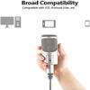 JDXQBLD Microphone for Computer Computer Microphone,External PC 3.5mm Microphone with Tripod Condenser Mic for Loptop Mac-Recorder Singing Karaoke view 3