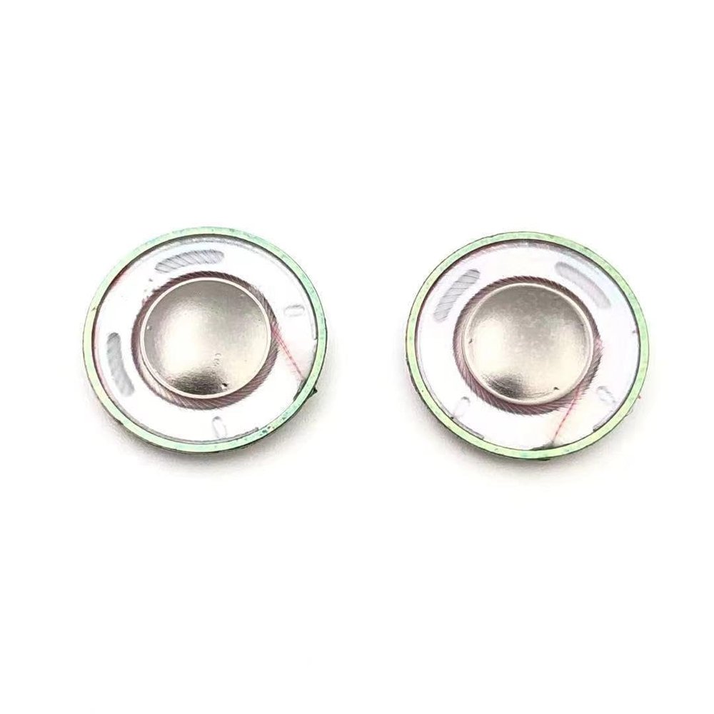 CCeCCe 2 Pack Internal Magnet Speaker Replacement Dynamic Driver Unit 32ohm 5mW 14.2mm Loudspeaker Parts for AirPods EarPods Wireless Earbuds in Ear Headphones Bluetooth Ear Buds Headset Repair DIY