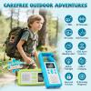 QUOLIX Walkie Talkies for Kids 3 Pack Rechargeable with SOS/NOAA/VOX Hands-Free, Durable Kids Walkie Talkies for 3-12 Year Old Boys Girls, Outdoor Backyard Camping Trio Family Fun Birthday Gifts view 3