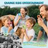 QUOLIX Walkie Talkies for Kids 3 Pack Rechargeable with SOS/NOAA/VOX Hands-Free, Durable Kids Walkie Talkies for 3-12 Year Old Boys Girls, Outdoor Backyard Camping Trio Family Fun Birthday Gifts view 4