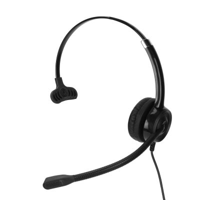 JDXQBLD Call Center Headset, Single Ear Hearing Protection Customer Service Headphone with Microphone for Office