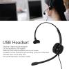 JDXQBLD Call Center Headset, Single Ear Hearing Protection Customer Service Headphone with Microphone for Office view 3