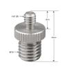 CAMVATE 1/4" Male to M12 Male Screw + Triple NATO Rail Quick Release Bar + Crab clamp with 5/8"-27 Thread view 3