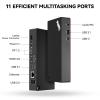 Thinkpad 40AY0090 Universal Hybrid USB-C with USB-A Docking Station for Lenovo Laptop, 3 External Displays, Comes with ITSPWR HDMI 4K Cable + DP Cable+ Cleaning Cloth view 2