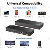 ThinkPad 40AF0135 Universal Hybrid USB-C with USB-A Adapter Docking Station for Lenovo Laptops, Dual Monitor, Comes with ITSPWR HDMI 4K Cable + DP Cable+ Cleaning Cloth view 3
