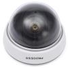 YUHOME 1Pc Simulation Camera Fake Dummy Dome Surveillance Security Camera Flashing Red Light (White) view 1