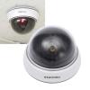 YUHOME 1Pc Simulation Camera Fake Dummy Dome Surveillance Security Camera Flashing Red Light (White) view 4