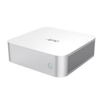 Aiffro K100 All-SSD NAS Storage | Intel N100 | 8GB LPDDR5 4800MHz | 4 Bays 2280 M.2 SSD Up to 16TB | 2.5GbE RJ45 | Mini Pocket NAS | Set for Truenas, Freenas, Unraid, Windows, OMV
