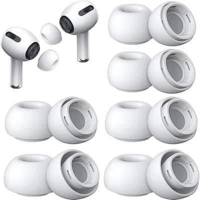 [12 Pieces L] Serizalela Replacement Ear Tips for AirPods Pro/AirPods Pro 2 Silicon Ear Buds Tips with Portable Storage Box (L) (6 Pairs)