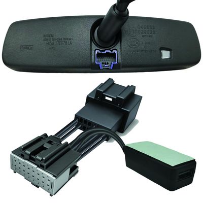 Dash cam Power Adapter for Ford F150 2011-2024 Bronco 2021+,Explorer 2011-2019,Mustang 2013-2021 and More Select Models,16pin with auto dimming,USB Power 5V 4A,Plug and Play