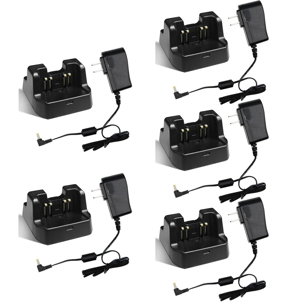 5-Pack for Yaesu FT-60R Charger CD-47 for Yaesu Vertex FNB-V106 FT60R FT-60 FT60 VX-231 VX-160 VX-150 VX-180 VXA-220 FT-270R HX270 HX270S HX370S Charger