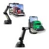 Big Rig Truck Tablet Mount & Short Semi Truck Phone Mount, Heavy Duty Tablet & iPad Holder and Cell Phone Device Holder for Dashboard Windshield, Super Stable Suction Cup (1 TM & 1 PM) view 1