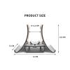 AVXANKTG Hollow Heat Dissipation Computer mini Stand Comfortable Enlarged Reinforced Vertical Computer Stand(SJB920-150A) view 2