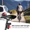 Bike Camera with Taillight, Full HD 1080P Bicycle Camera Dash Cam, Integrated Bike Rear Video Camera with Tail Light for Mountain Road Bike E-Bike view 2