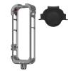 Camera Housing Frame Camera Cover Plate, Protector Aluminum Alloy Protective Cage Housing Frame Protector Anti-Drop for Insta360 X4 Panoramic Action Camera view 1
