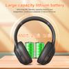F2 FM Radio headphones wireless Bluetooth 5.2 with Built-in Microphone, Portable Headset Radio Receiver, Wired/Wireless Over Ear Headphone, Soft Ear Muffs, Stereo Sound, for Work/Travel/Moving/Jogging view 4