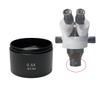 0.5X Auxiliary Objects Lens Microscope Camera Lens WD165 for Trinocular Stereo Zoom Microscope Barlow Glass Lens view 3