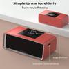 iGuerburn Simple Music Player for Dementia Elderly Seniors Easy MP3 Player as Alzheimers Dementia Visually Impaired Patients Product Gift One-Touch Controls ON/Off Retro Music Box (Red) view 2