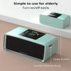 iGuerburn Simple Music Player for Dementia Elderly Seniors Easy MP3 Player as Alzheimers Dementia Visually Impaired Patients Product Gift One-Touch Controls ON/Off Retro Music Box (Cyan) view 2