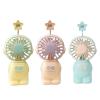 Astronaut Small Fan USB Charging Portable Handheld Desktop Portable Fans with LED Lighting for Kids Adults view 2