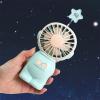 Astronaut Small Fan USB Charging Portable Handheld Desktop Portable Fans with LED Lighting for Kids Adults view 3