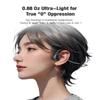 3.5mm Open Ear Headphones Wired headphones with Mic, 3.5mm+USB Connection, Air Conduction Wired Headset with Premium Sound Ultra-Light USB Headset Perfect for Phones Tablets PC Speakers -Black view 3