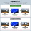 KVM Switch 2 Monitors 4 Computers HDMI, KCEVE 8K@60Hz, 4K@144 Hz USB 3.0 KVM Switcher Box with EDID Emulator for 4 Computers Share Mouse Keyboard and Monitor, Stable Chip, Great Compatibility view 4