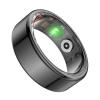 ASHATA Smart Ring Fitness, IP68 Wearable NFC Sleep Tracking Body Temperature Monitor Pedometer Ebook Page Turning Music Control (8), Tarnish view 1