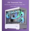 HDYDSSD Computer Cases,Mid-Tower PC Gaming Case M-ATX/ITX - Front I/O USB 3.0 /Type-C Port - 270  Panoramic View Tempered Glass Panel - Can Be Customized Privately view 2