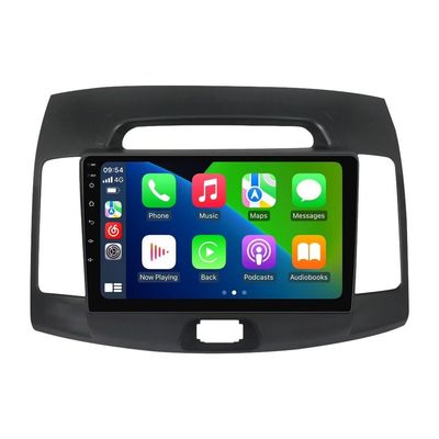9" Touch Screen 8Core 4+64GB Car Stereo for Hyundai Elantra 2007 2008 2009 2010 Dash Kit, Android 13 GPS Navigation Multimedia Player with Car-Play Android Auto/Rear View
